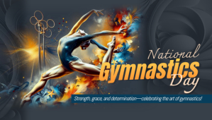 National gymnastics day 博客标题 template