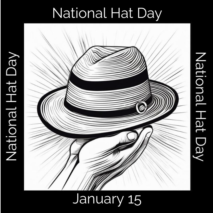 National Hat Day Template PosterMyWall