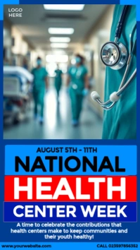 National Health Center Week Instagram Story template