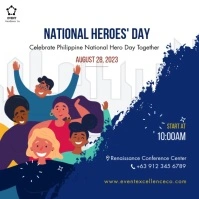 National Heroes' Day Instagram Post template