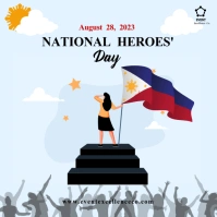 National Heroes' Day Instagram Post template