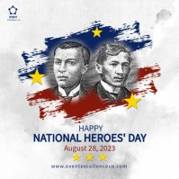 National Heroes' Day Instagram Post template