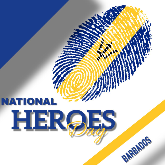 national heroes day, barbados heroes day Template | PosterMyWall