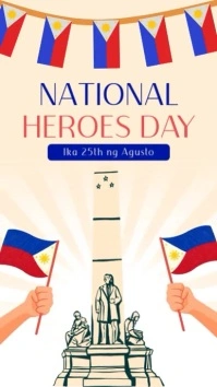 National Heroes Day 2025 Instagram Story template