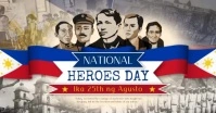 National Heroes Day Banner Facebook Shared Image template