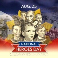 National Heroes Day Message Instagram template