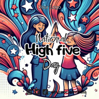 National High Five Day Poster Template | PosterMyWall