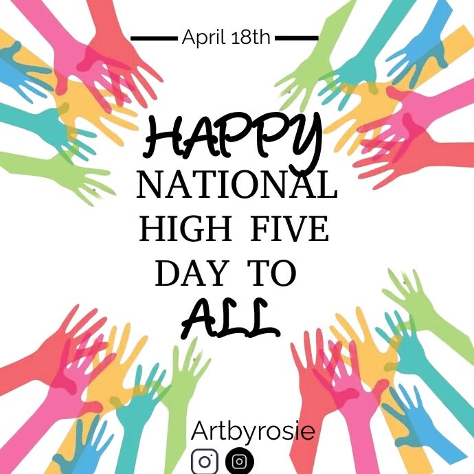 National High Five Day 2021