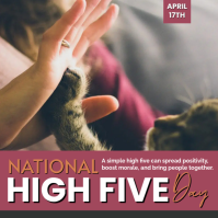 National High Five Day Template | PosterMyWall