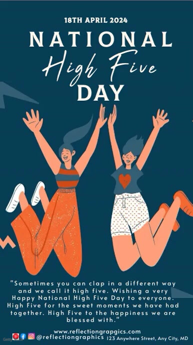 National High Five Day 2021