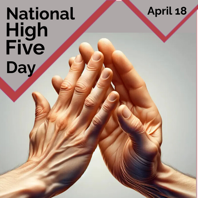 National high five Templat | PosterMyWall