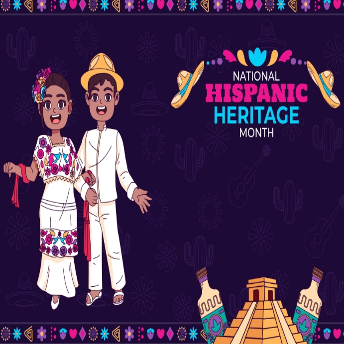 National Hispanic heritage month flyer Template | PosterMyWall