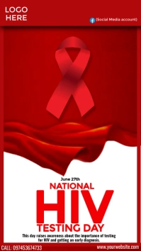 national hiv testing day instagram story template