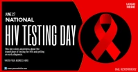 National HIV Testing Day poster Facebook Shared Image template