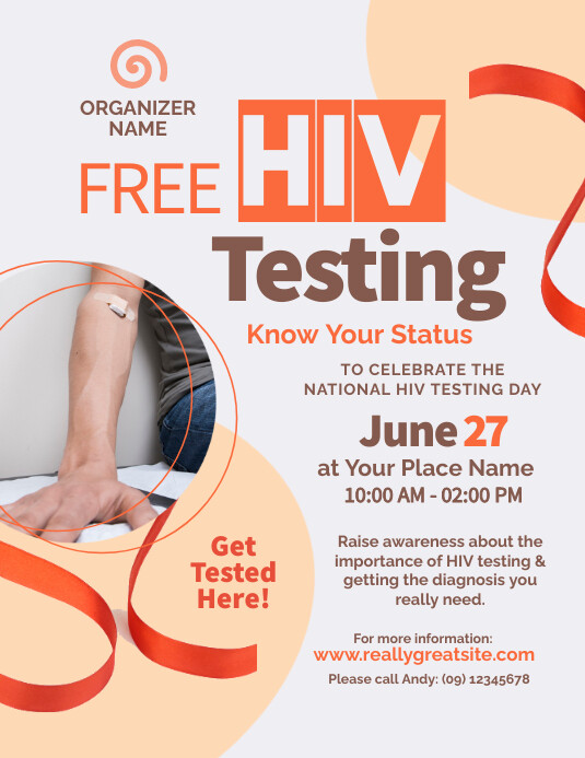National HIV Testing Flyer Template | PosterMyWall