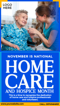 National Home Care and Hospice Month Instagram Story template