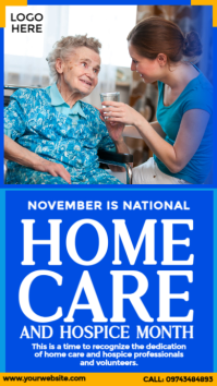 National Home Care and Hospice Month Instagram Story template