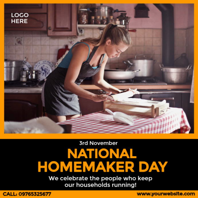 National Homemaker Day Template | PosterMyWall