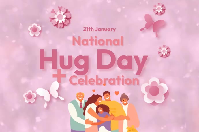 National Hug Day Celebration Template | PosterMyWall