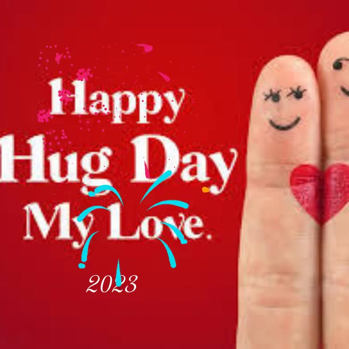 National Hugging day Instagram post Template | PosterMyWall