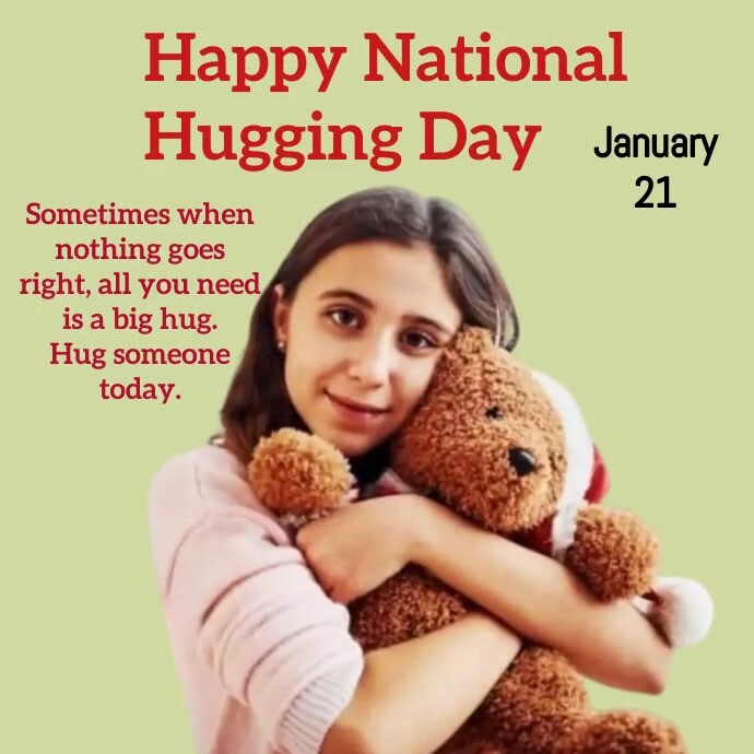 National Hugging Day Instagram Video Post Tem Template | PosterMyWall