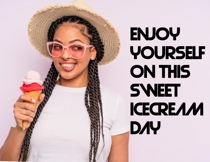 National ice cream day Template PosterMyWall