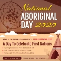 National Indigenous Day Event Instagram Video Quadrado (1:1) template