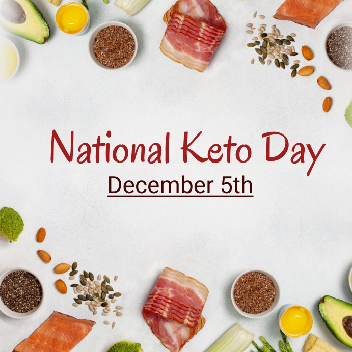 Copy of national keto day PosterMyWall