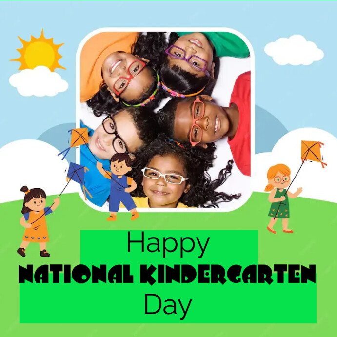 Copy of National kindergarten day flyer template PosterMyWall