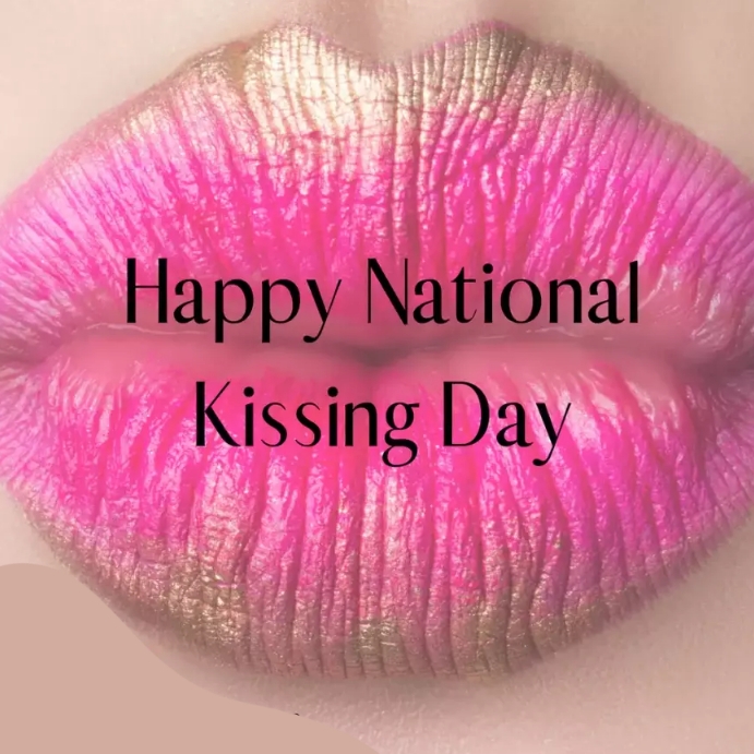national kissing day Template PosterMyWall