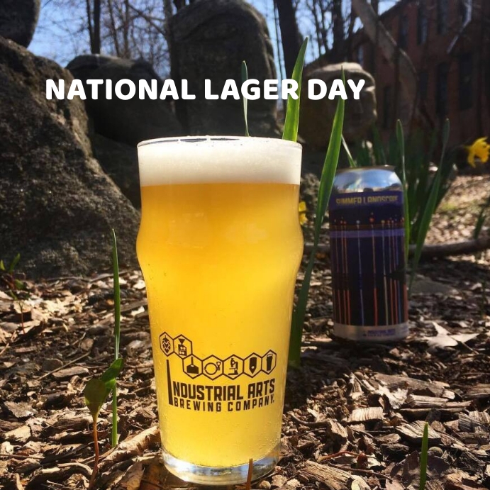 NATIONAL LAGER DAY Publicação no Instagram template