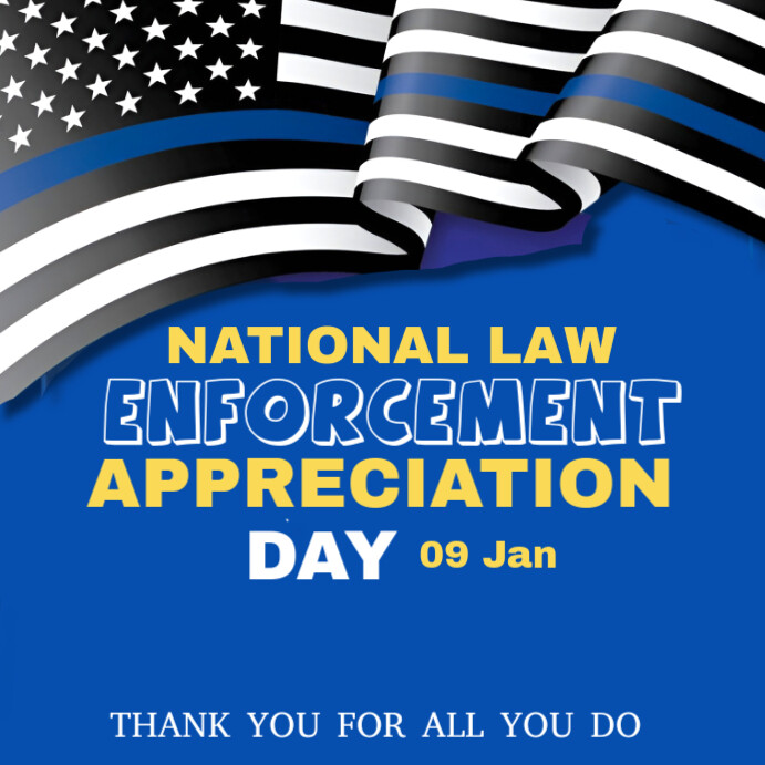 National law enforcement day Template | PosterMyWall