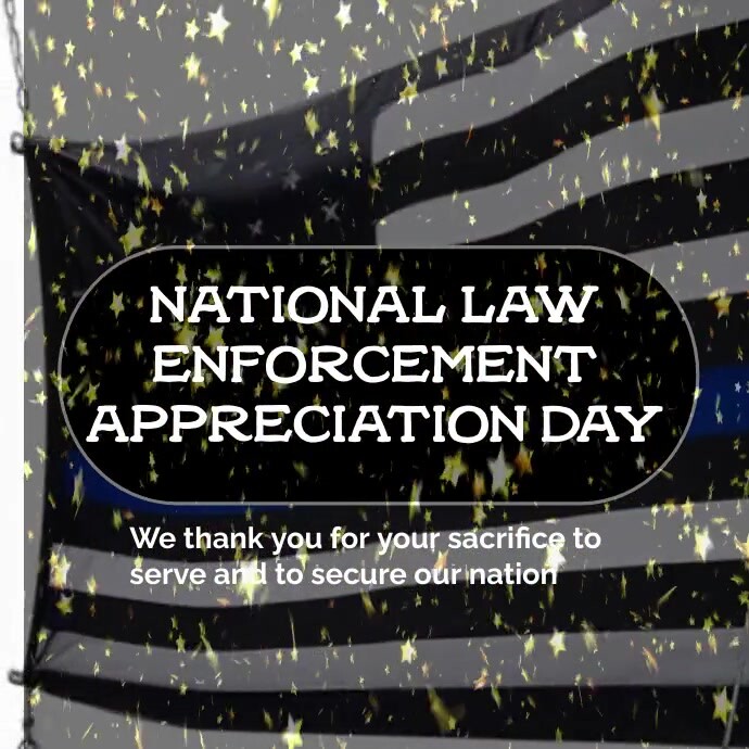 Plantilla De National Law Enforcement Day Template PosterMyWall Plantilla de national law enforcement day template postermywall