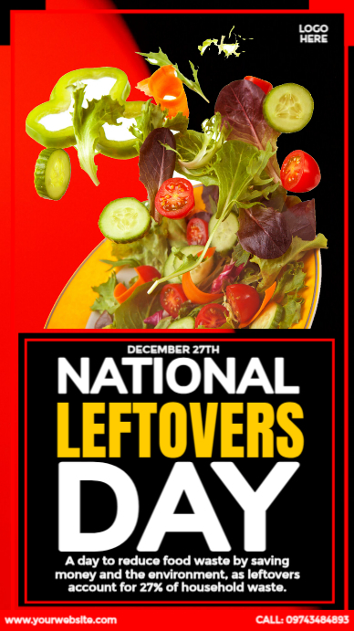 National Leftovers Day Template | PosterMyWall