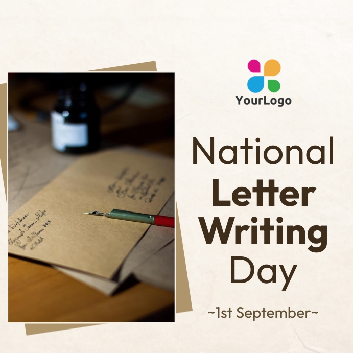 National letter writing day Template | PosterMyWall