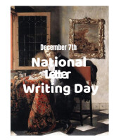 National Letter Writing Day Post Instagram template