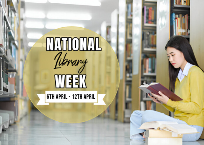 Copy of National library week poster ad design | PosterMyWall
