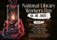 National Library Workers Day A4 template