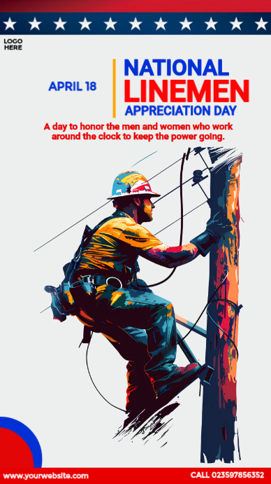 Copy of National Lineman Appreciation Day Ad | PosterMyWall