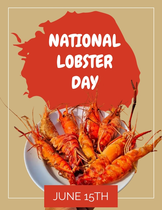 Copy of National Lobster Day PosterMyWall