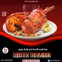 national lobster thermidor day Instagram Post template