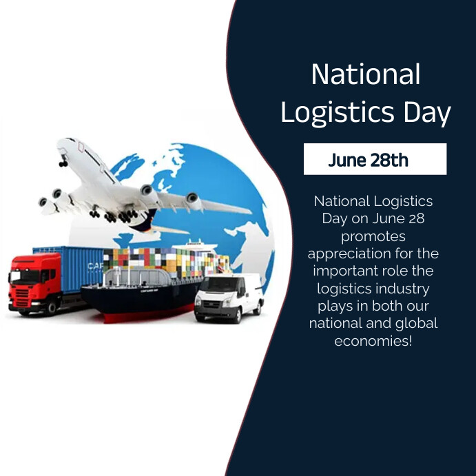 national logistics day Template PosterMyWall