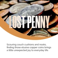 National Lost Penny Day Instagram Post Instagram-bericht template