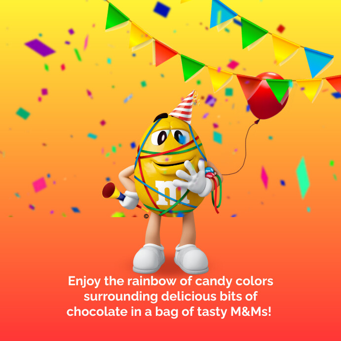 National M&M Day Instagram Post Template | PosterMyWall
