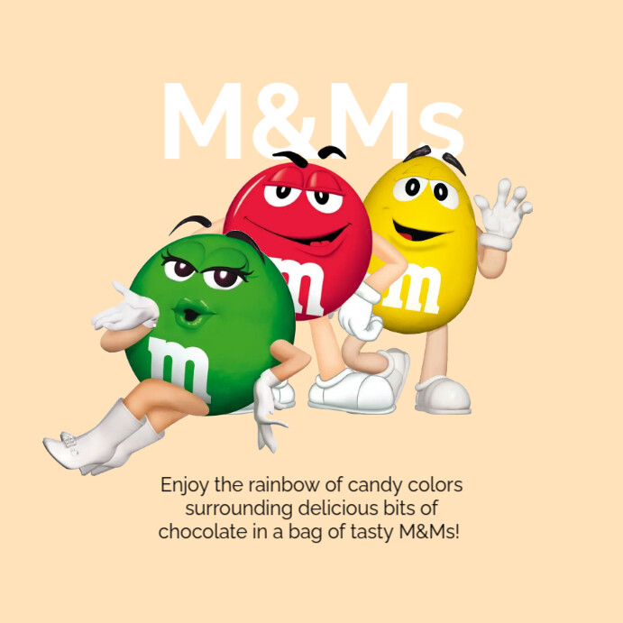 National M&M Day Instagram Post Template | PosterMyWall