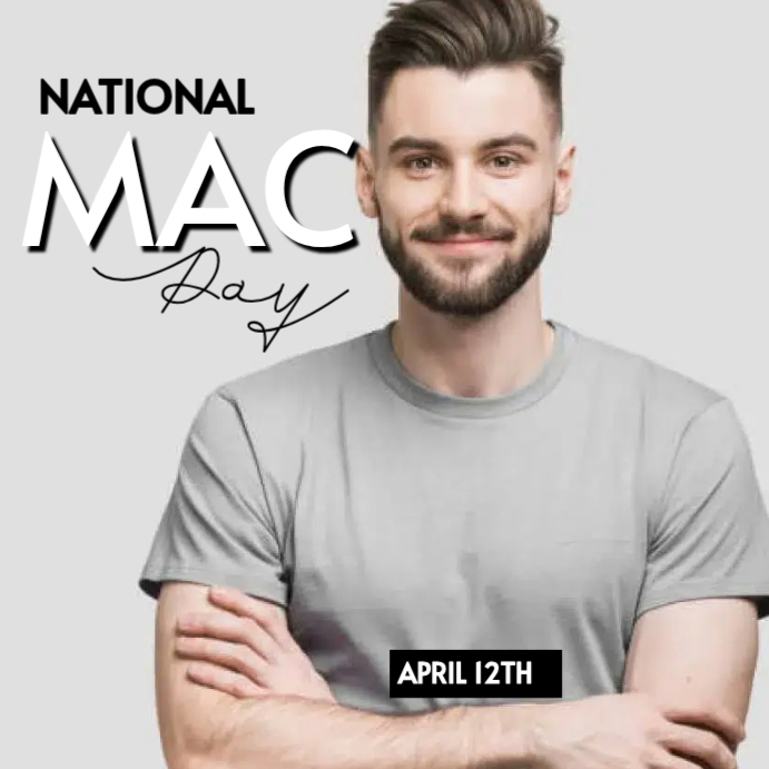 National MAC Day Instagram Post Template | PosterMyWall