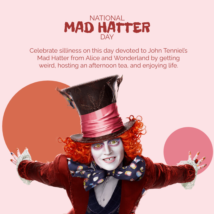 National Mad Hater Day Template PosterMyWall national-mad-hater-day-template-postermywall