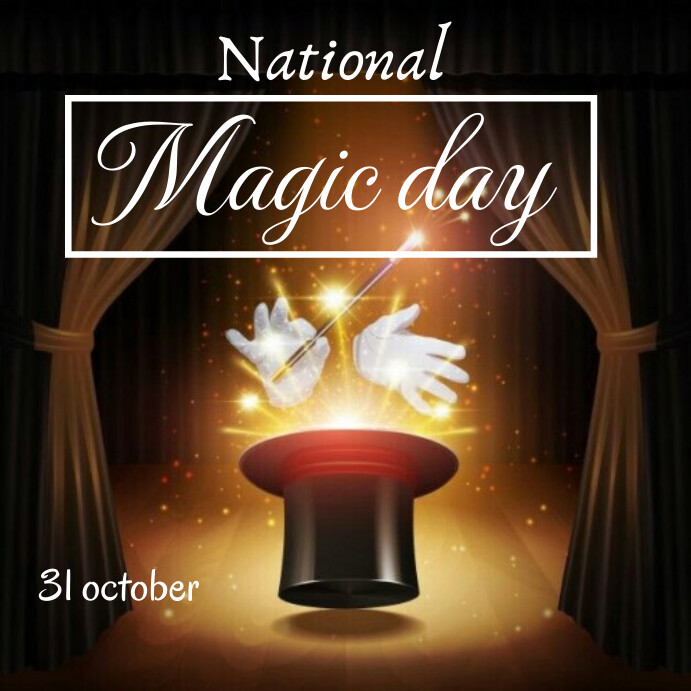 Plantilla de National magic dat instagram post | PosterMyWall