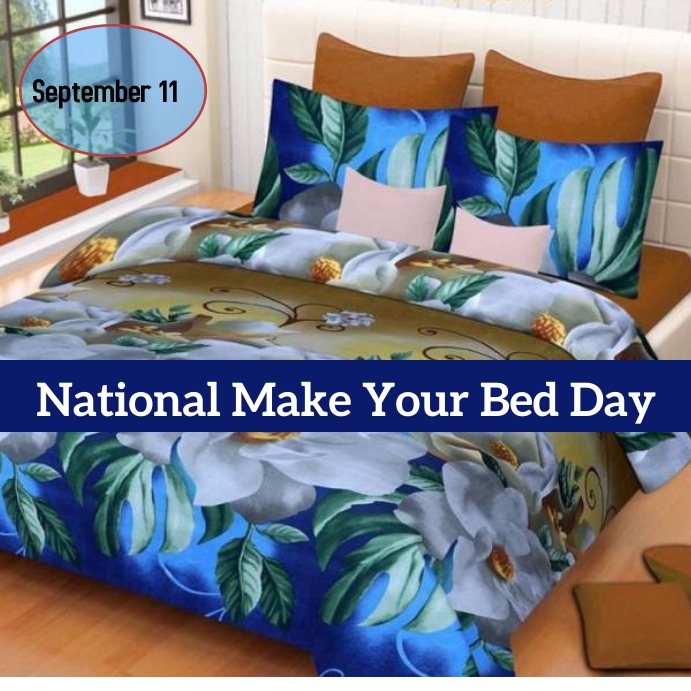 national make your bed day Template PosterMyWall