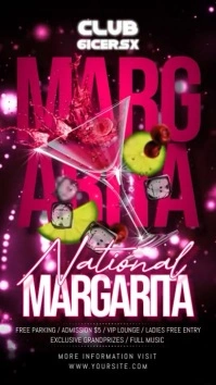 National Margarita Day Ads Instagram Story template